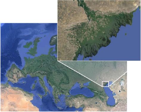 The location of the Volga River delta | Download Scientific Diagram