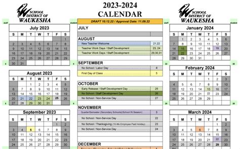 2023-2024 School Year Calendar Approved | Horning Middle School