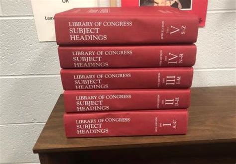 Library of Congress Subject Headings Volumes A - Z | Reaching Across ...