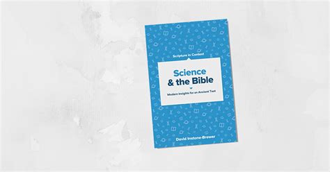 {Book Review} Science and the Bible: Modern Insights for an Ancient ...