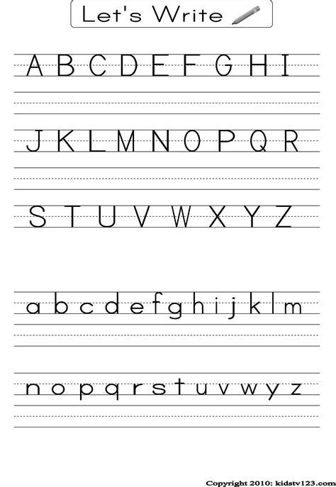 Letter A Printable Template - Printable Word Searches