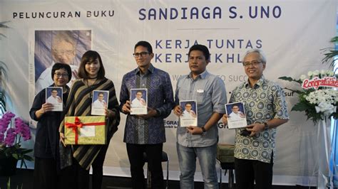 Sandiaga Uno Meluncurkan Buku Pertamanya