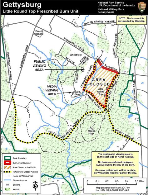 Little Round Top Prescribed Fire - Gettysburg National Military Park (U ...