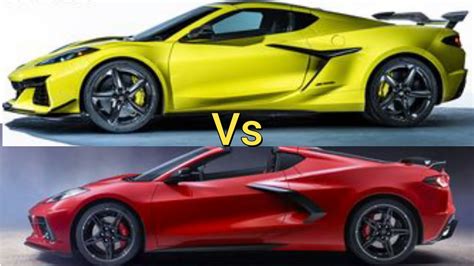 2023 Chevrolet Corvette Z06 Vs. C8 Stingray Side By Side: Spot The ...