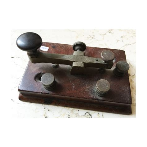 Old telegraph key morse original - Artsvalua