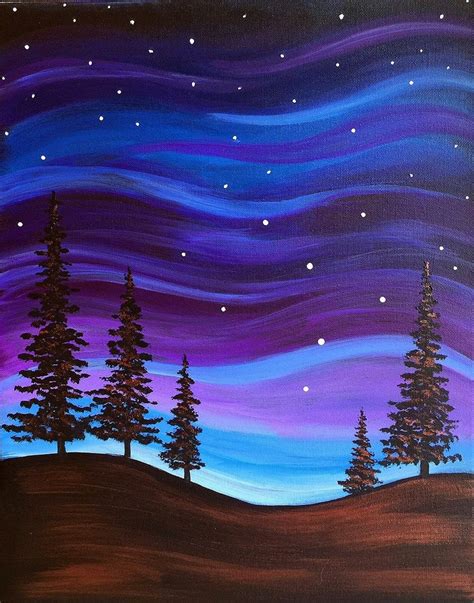 Copper Twilight | Easy canvas painting, Simple canvas paintings, Canvas ...