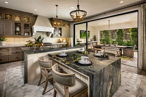 A fashionable element emerging in kitchen design is a built-in dining ...