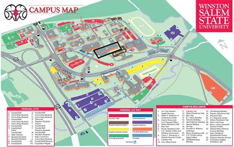 Winston Salem State University Campus Map - Zip Code Map