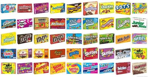 Movie Theater Candy - 9 Popular Snacks - Snack History