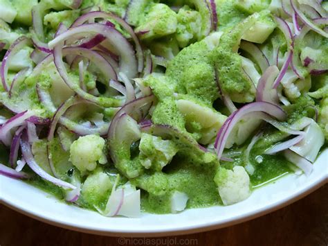 Cauliflower spicy ceviche (aguachile style) - Salads - nicolaspujol.com