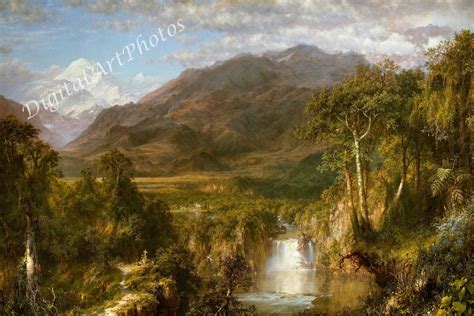 Corazón de los Andes Frederic Edwin Church 1859 Pintura | Etsy