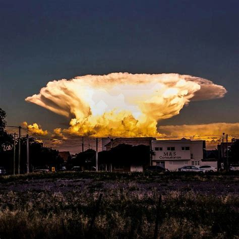 Atomic bomb anvil cloud over Argentina in pictures - Strange Sounds