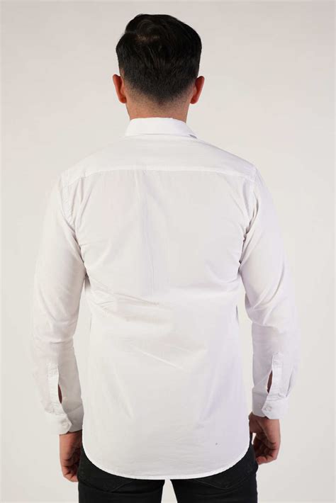 Bulk White Shirts ( 60% Cotton 40% Polyester ) - Bulk Business Shirts