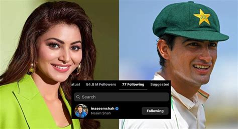 Urvashi unfollows Naseem on Instagram after pacer revealed he doesn't ...