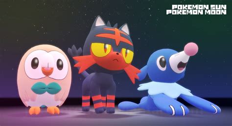 The Starters of Alola Region by Jakkaeront on DeviantArt