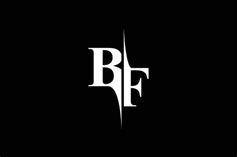 BF Monogram Logo V5 By Vectorseller | TheHungryJPEG