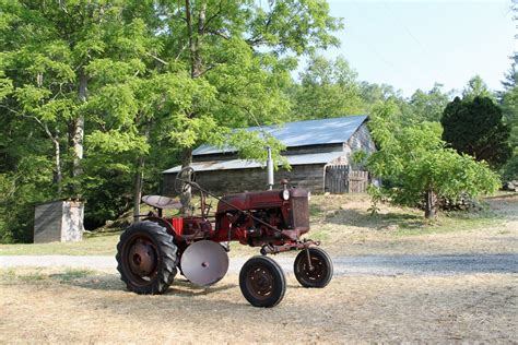 Tractor and Barn (2) – Copy | The Byron Herbert Reece Society