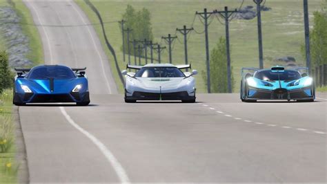 Bugatti Bolide 2020 vs Koenigsegg Jesko 2020 vs SSC Tuatara Striker ...