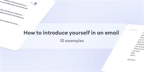 How to introduce yourself in an email – 10 self-introduction email samples