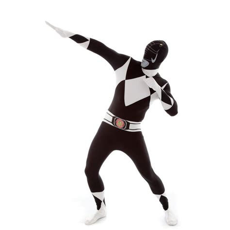 Black Ranger Morphsuit Adult Costume - Party WOW