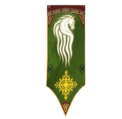 Lord of the Rings Rohan Banner Flag LOTR Gondor the Hobbit | Etsy