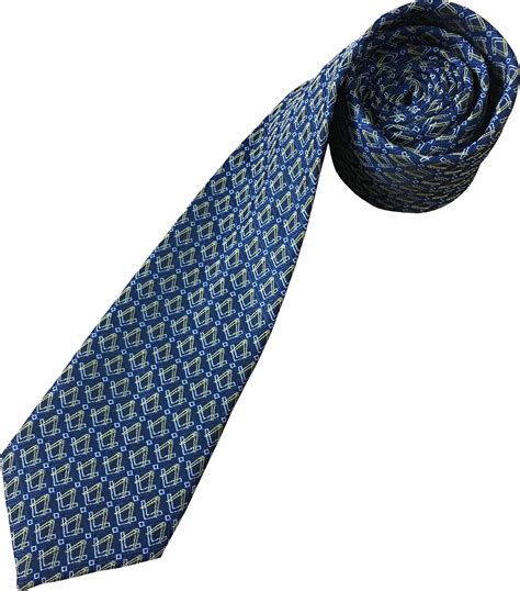 Freemasons Masonic Neck Tie Navy and Gold Optional Pocket Square ...