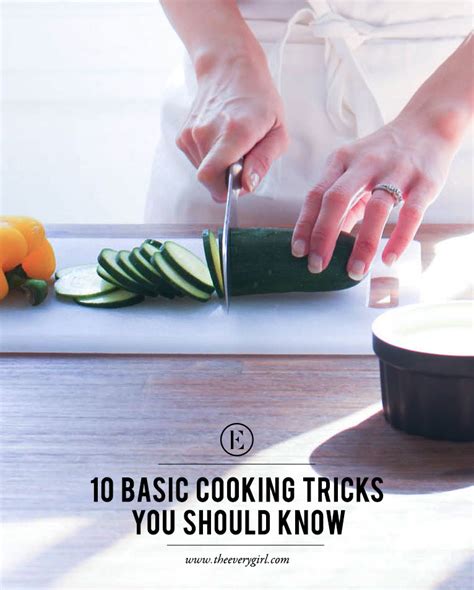 10 Basic Cooking Tricks You Should Know - The Everygirl