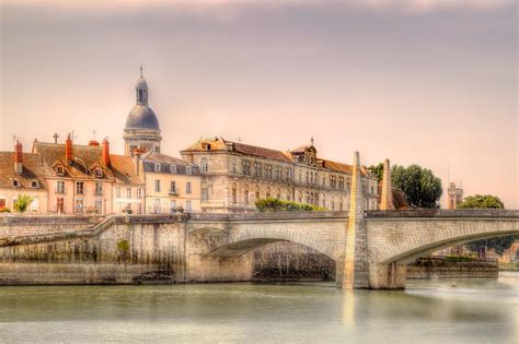 Bridge Over The Rhone River, France Photograph by Kay Brewer