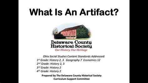 What Is An Artifact? Video For Learning At Home Use During The Pandemic ...