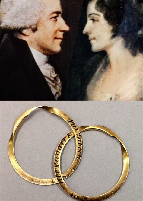 Wedding rings of Alexander and Eliza Schuyler Hamilton (Happy ...