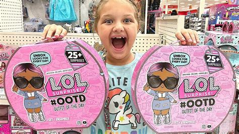 TOY SHOPPING AT TARGET FOR LOL DOLLS- LOL SURPRISE OOTD OPENING - YouTube