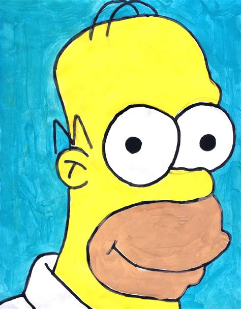 My Painting of Homer Simpson : r/TheSimpsons