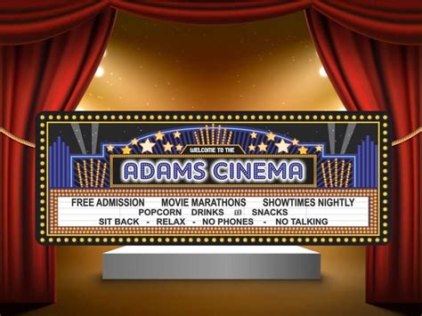 Custom Home Theater Sign Movie Theater Decor Personalized Movie Theatre ...