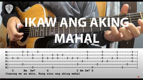 Ikaw ang Aking Mahal (VST & Co) SLOW DEMO Fingerstyle Guitar Cover w ...