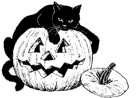 Free Black Cat Clipart - Public Domain Halloween clip art, images and ...