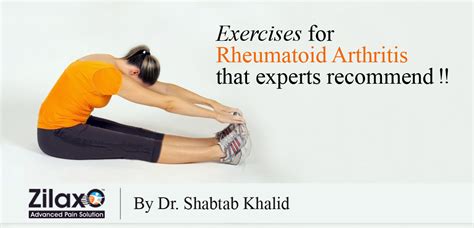 Zilaxo Advanced Pain Solution: Exercises For Rheumatoid Arthritis That ...