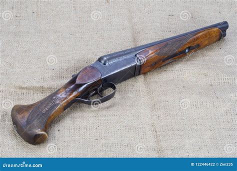 Illegal Weapon - Sawn Off Shotgun Stock Photo - Image of fire, rifle ...