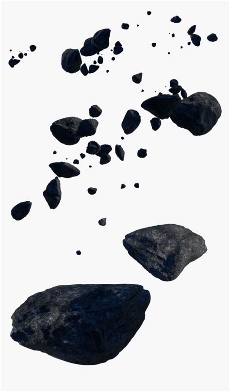 #meteors #rocks #space - Floating Rocks Png, Transparent Png - kindpng