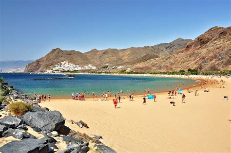 Beaches near Santa Cruz De Tenerife (Spain)