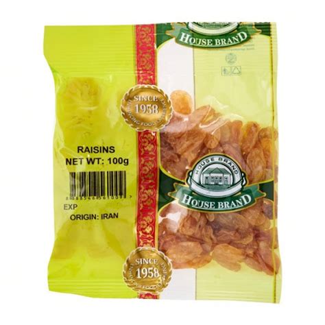 HOUSE BRAND RAISINS-100GM – Amman Household Supplies Pte Ltd