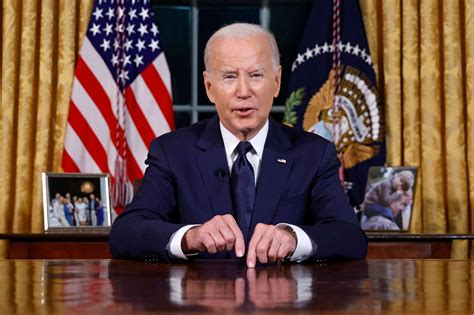 Biden, in Oval Office speech, says US 'holds the world together' amid ...