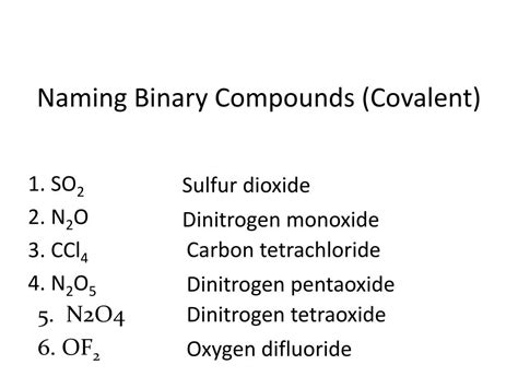 PPT - Naming Covalent Compounds PowerPoint Presentation, free download ...