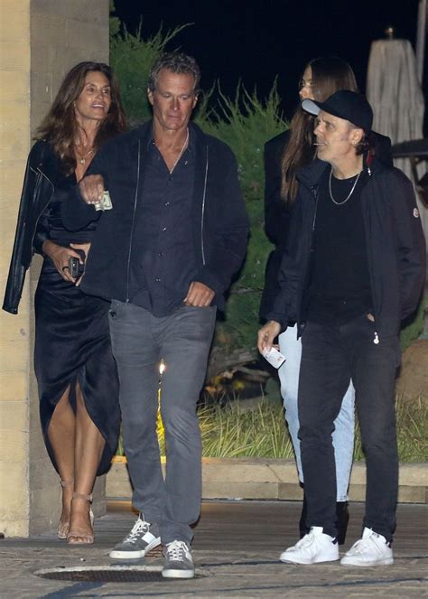 Cindy Crawford and Rande Gerber With Metallica Drummer Lars Ulrich and ...