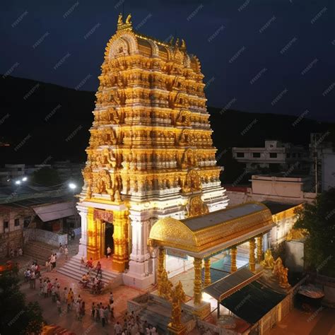 Premium Photo | Beautiful tirupati balaji temple generative AI