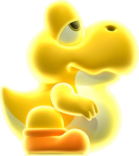 Glowing Baby Yoshi - Super Mario Wiki, the Mario encyclopedia