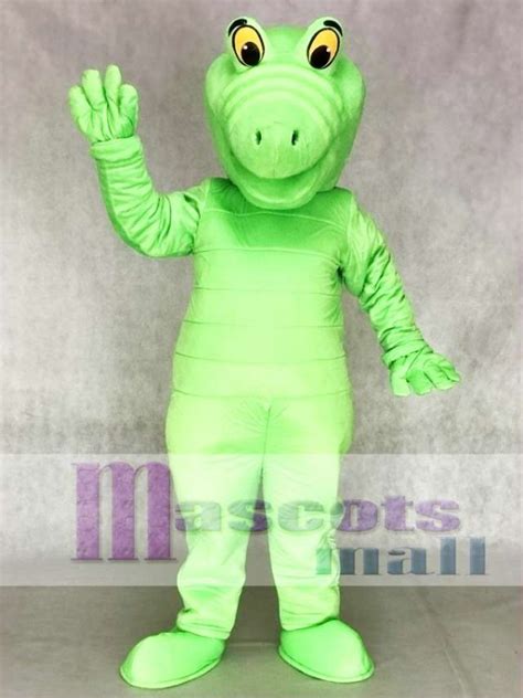 Green Albert Alligator Mascot Costumes Animal