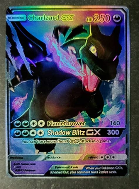 Rare Legendary Shiny Pokemon POKEMON: CHARIZARD GX Orica - Etsy