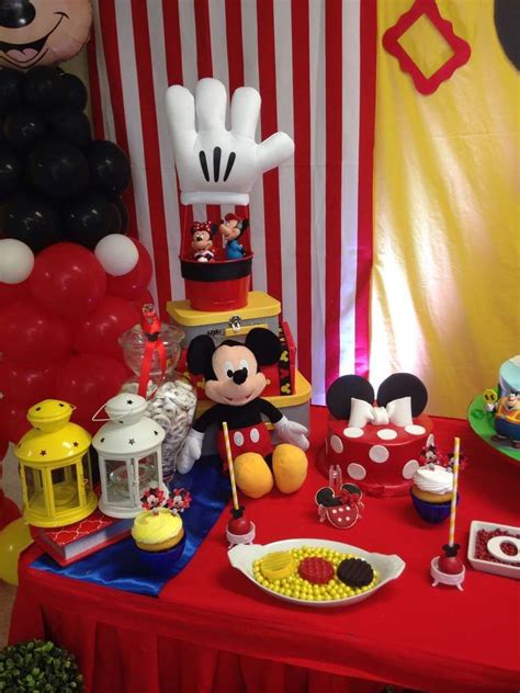 Mickey Mouse / Minnie Mouse Birthday Party Ideas | Photo 5 of 10 ...