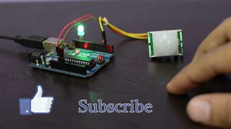 PIR Motion Sensor with Arduino - YouTube