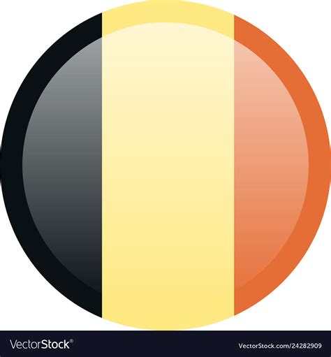 Belgium flag official colors national Royalty Free Vector